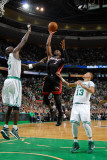 Miami Heat v Boston Celtics - Game Four  Boston  MA - MAY 9: Dwyane Wade and Kevin Garnett