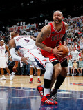 Chicago Bulls v Atlanta Hawks - Game Three  Atlanta  GA - MAY 6: Josh Smith and Carlos Boozer