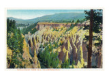 Yellowstone Nat'l Park  Wyoming - Needles View near Tower Fall