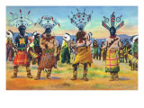 Apache Indians Dance the Devil Dance