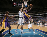 Los Angeles Lakers v Dallas Mavericks - Game Three  Dallas  TX - MAY 6: Kobe Bryant and Tyson Chand