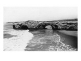 Santa Cruz  California - View of Arch Rock along West Cliff Drive
