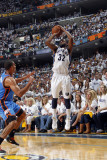 Oklahoma City Thunder v Memphis Grizzlies  - Game Four  Memphis  TN - MAY 9: OJ Mayo and Thabo Se