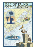 Isle of Palms  South Carolina - Nautical Chart