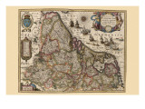 Map of Picardy  France