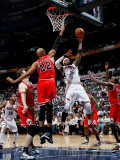 Chicago Bulls v Atlanta Hawks - Game Six  Atlanta  GA - MAY 12: Taj Gibson and Josh Smith