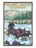 Poudre Canyon  Colorado - Rafting