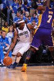 Los Angeles Lakers v Dallas Mavericks - Game Three  Dallas  TX - MAY 6: Jason Terry and Lamar Odom