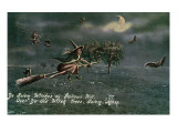 Salem  Massachusetts - Salem Witches on Gallows Hill Scene
