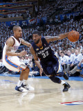 Memphis Grizzlies v Oklahoma City Thunder - Game Five  Oklahoma City  OK - MAY 11: OJ Mayo and Er