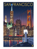 San Francisco  California Skyline at Night