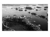 Sitka  Alaska - Aerial View of Town