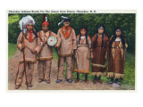 North Carolina - Cherokee Indians Ready for Green Corn Dance