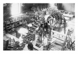Diplodocus Dinosaur Being Assembled In Paris Museum