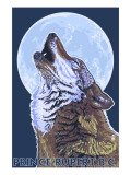 Prince Rupert  BC Canada - Wolf Howling