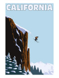 California - Skier Jumping