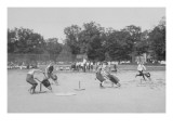 Children In Wheel Barrow Race
