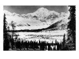 Alaska - Mt McKinley and Mt Foraka