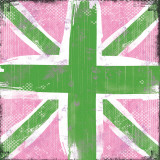 Union Jack Pink And Green