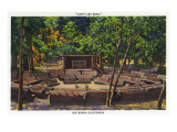 Big Basin  California - Camp Fire Bowl and Stage Scene