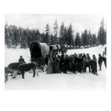 Wagon Party in Snow  1935
