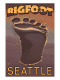 Seattle  Washington Bigfoot Footprint