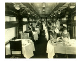 Dining Car with Passengers  1925