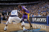 Los Angeles Lakers v Dallas Mavericks - Game Four  Dallas  TX - MAY 8: Kobe Bryant and DeShawn Stev