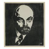 Block Print of Vladimir Lenin