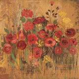 Red Floral Frenzy II