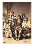 Chief Joseph and Family Members  Circa 1877