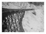 The Chicago  Milwaukee & Puget Sound Railway Columbian Crossing a Bridge  Circa 1913