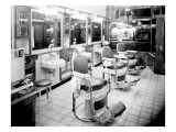 Inside a Barber Shop  1927