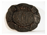 Oval Plaque is Made of Bronze and Depicts the Four Seasons