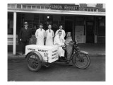 Union Market Delivery Motorcycle  1927