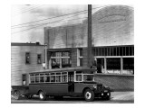 Tacoma Bus Company Office and Bus  1927
