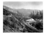 Railroad Tracks Through the Cascades  Circa 1915