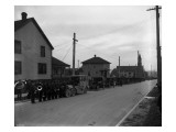 Seattle Taxicab Co  Greek Funeral  32 Cabs  1911