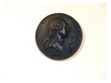 Medallion Made of Plaster  with Profile Portrait of George Washington