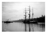 Schooner in Bay  Circa 1912