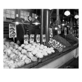 Vegetable Stands at Market  Pike Place  Seattle  1926