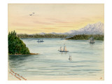 View of the Sound From Seattle