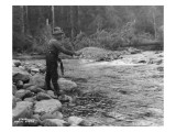 Fishing on the Elwha  Olympic Peninsula  Undated