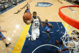 Oklahoma City Thunder v Memphis Grizzlies - Game Six  Memphis  TN - MAY 13: OJ Mayo  James Harden