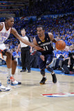 Memphis Grizzlies v Oklahoma City Thunder - Game Seven  Oklahoma City  OK - MAY 15 : Mike Conley an