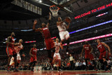Miami Heat v Chicago Bulls - Game Two  Chicago  IL - MAY 18: Derrick Rose and Chris Bosh