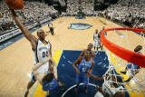 Oklahoma City Thunder v Memphis Grizzlies - Game Six  Memphis  TN - MAY 13: Darrell Arthur  Nick Co
