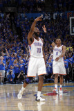 Memphis Grizzlies v Oklahoma City Thunder - Game Seven  Oklahoma City  OK - MAY 15 : James Harden a