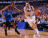 Oklahoma City Thunder v Dallas Mavericks - Game One  Dallas  TX - MAY 17: Peja Stojakovic and Kevin