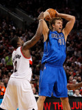 Dallas Mavericks v Portland Trail Blazers - Game Three  Portland  OR - APRIL 21: Wesley Matthews an